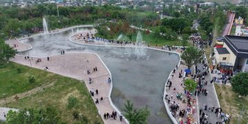 Сайрам ауданында орталық саябақ жаңартылды